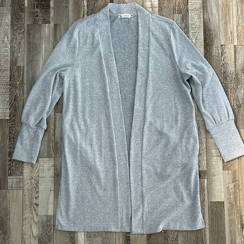 Carve Designs Heather Blue Women's Cardigan